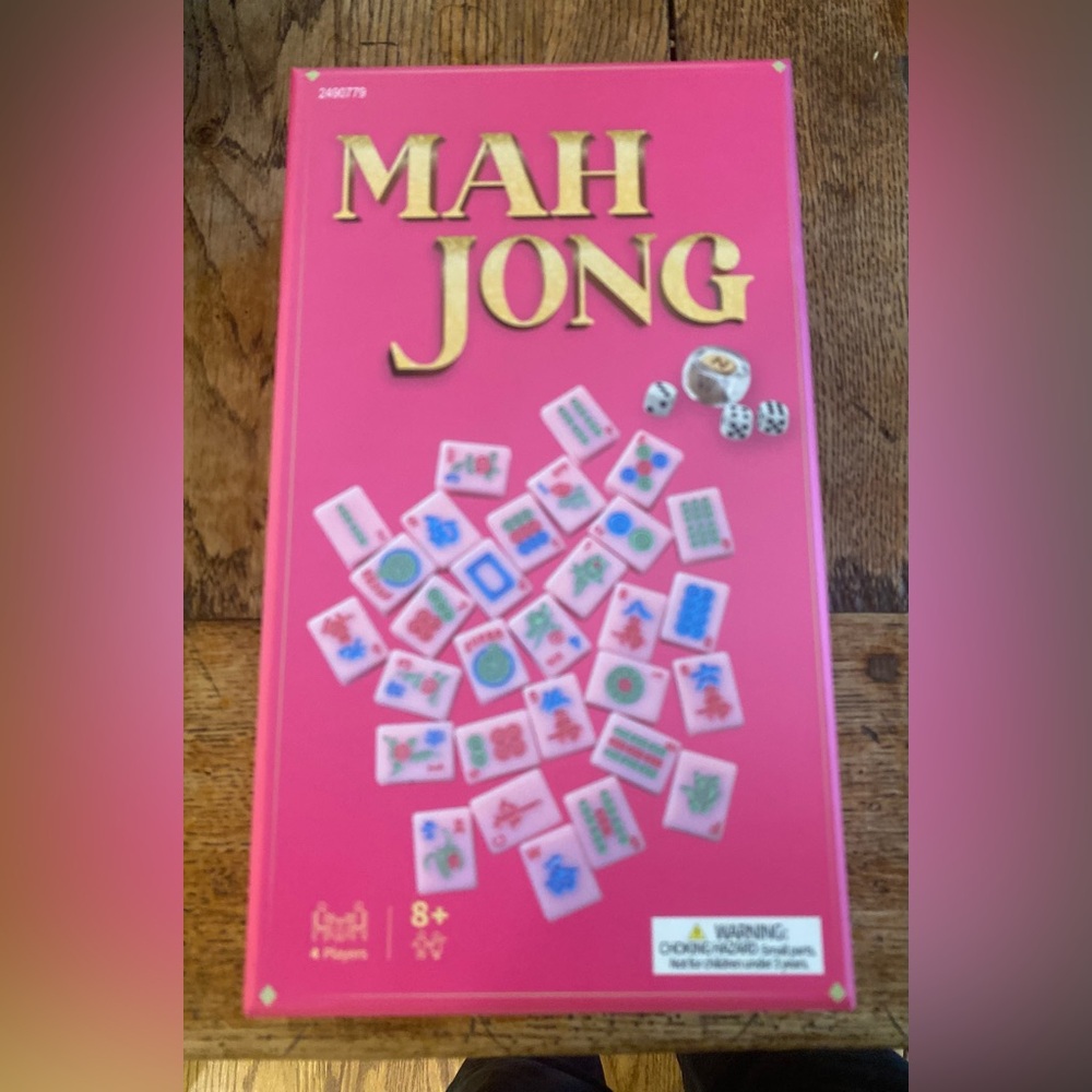 Pink Mah Jong Tiles Set SEALED BRAND NEW